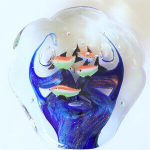 MURANO ART GLASS hand blown ART FISH